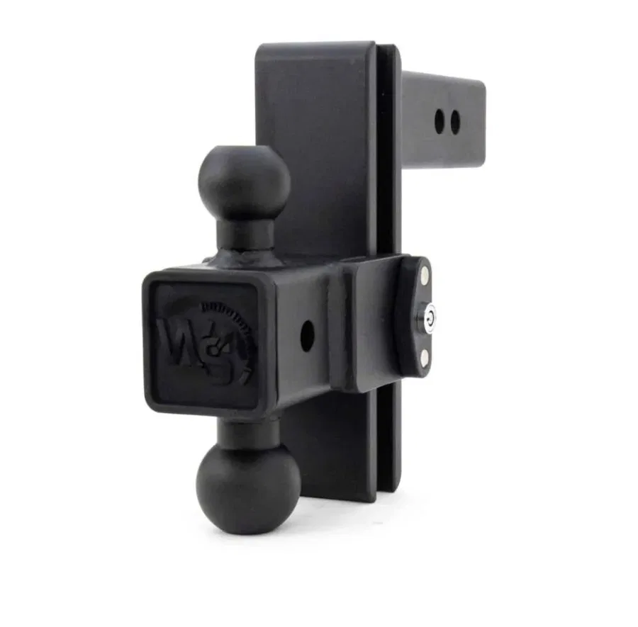 STB8-2 – WEIGH SAFE Trailer Hitch Ball Mount, Fits 2 Inch Receiver 15000 Gross Trailer Weight Adjustable Stowable Des...